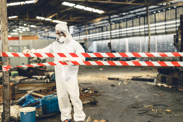 Professional Infectious Disease Decontamination technician working in Maywood, NJ